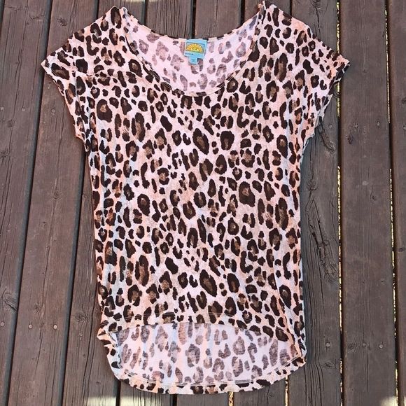 C&C CALIFORNIA Cheetah Print Tee - Picture 4 of 9